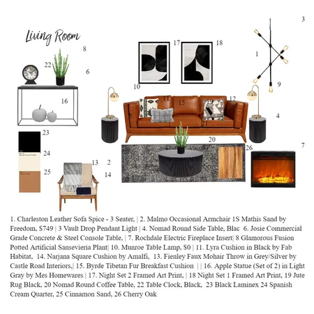 Modern Rustic Interior Design Mood Board by Ideal Design on Style Sourcebook