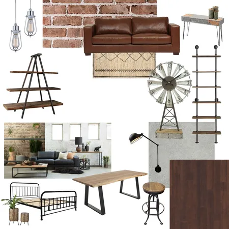 Industrial Interior Design Mood Board by Michaela.Adams on Style Sourcebook