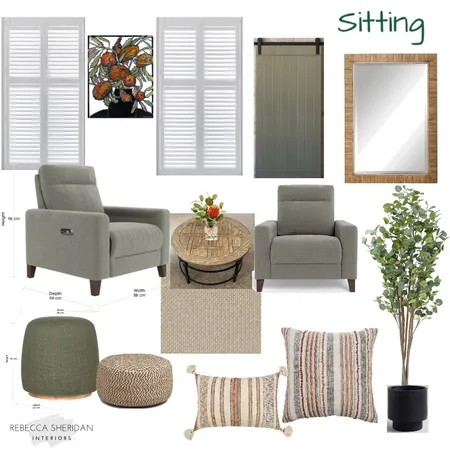 SITTING FIREPLACE Interior Design Mood Board by Sheridan Interiors on Style Sourcebook