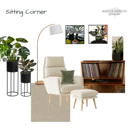 SITTING CORNER - RECORDS Interior Design Mood Board by Sheridan Interiors on Style Sourcebook