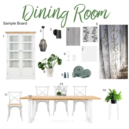 Dining Room Interior Design Mood Board by Jana Wiese on Style Sourcebook