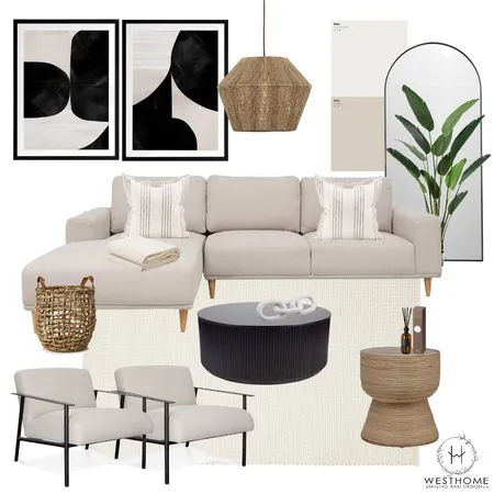 Contemporary Living Room Interior Design Mood Board by megashley on Style Sourcebook