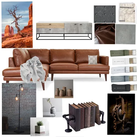 Industrial Interior Design Mood Board by Sebi on Style Sourcebook