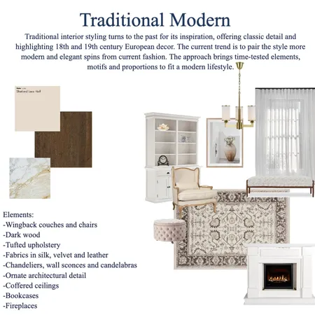Traditional Modern Interior Design Mood Board by honi on Style Sourcebook