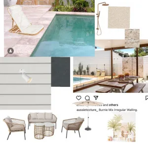 Pool Interior Design Mood Board by leesinwan on Style Sourcebook