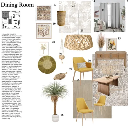 Dining Room Interior Design Mood Board by Robin W Grove on Style Sourcebook