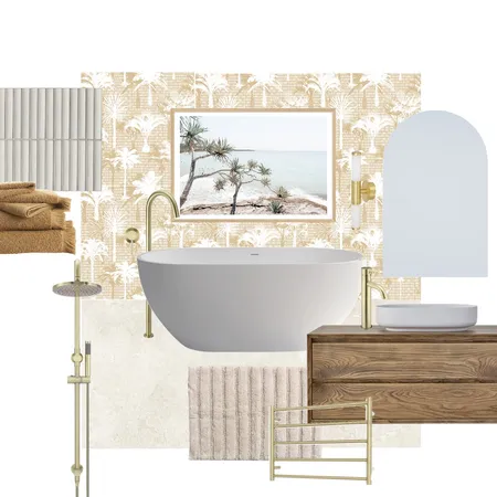 Byron Inspired Bathroom Interior Design Mood Board by The Blue Space on Style Sourcebook