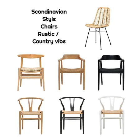 Scandinavian Style Chairs Rustic / Country vibe Interior Design Mood Board by Design Decor Decoded on Style Sourcebook