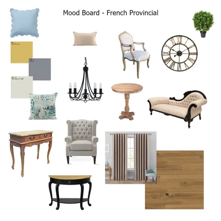 mood board French Provincial Interior Design Mood Board by SJ on Style Sourcebook