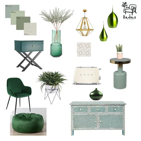 green Interior Design Mood Board by hadas netta on Style Sourcebook
