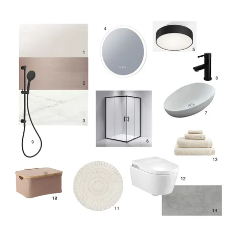 Bathroom Interior Design Mood Board by Le Concept on Style Sourcebook