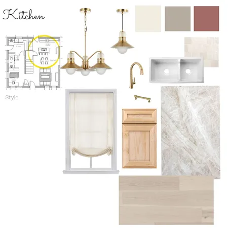 Kitchen Mod 9 Interior Design Mood Board by JNeilson86 on Style Sourcebook