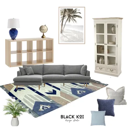 Chelsey - Living Room Interior Design Mood Board by Black Koi Design Studio on Style Sourcebook