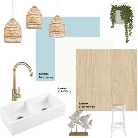 Coastal Kitchen 1 Interior Design Mood Board by SPBM on Style Sourcebook