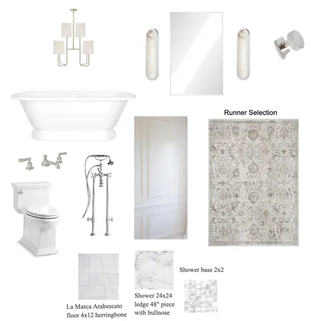 Battigellibathroom Interior Design Mood Board by LC Design Co. on Style Sourcebook