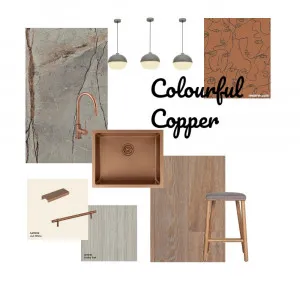 colourful copper Interior Design Mood Board by Robyn Chamberlain on Style Sourcebook