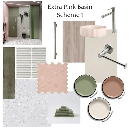 Extra Pink Basin Scheme 1 Interior Design Mood Board by JJID Interiors on Style Sourcebook