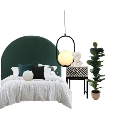 Green and blacks Interior Design Mood Board by Pineapple Loko on Style Sourcebook