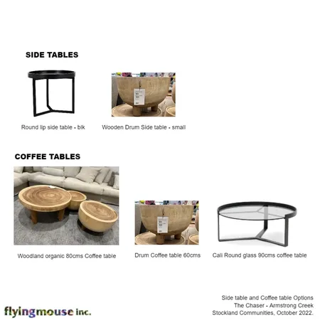 Cloverton SIC: Small table options Interior Design Mood Board by Flyingmouse inc on Style Sourcebook