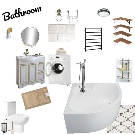 Bathroom Interior Design Mood Board by Margarita928 on Style Sourcebook