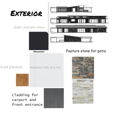 exterior Interior Design Mood Board by zgreen90 on Style Sourcebook