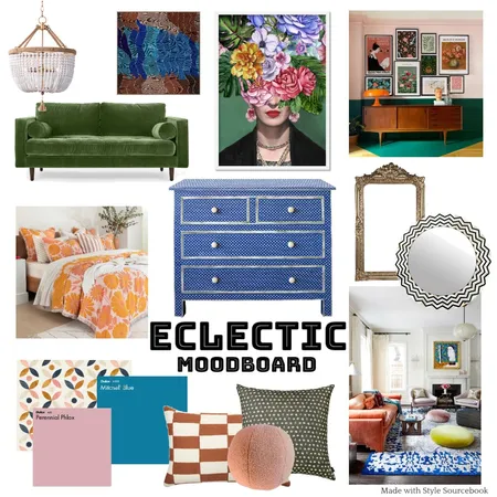 Assignment 3 - Eclectic Interior Design Mood Board by jendabkim on Style Sourcebook
