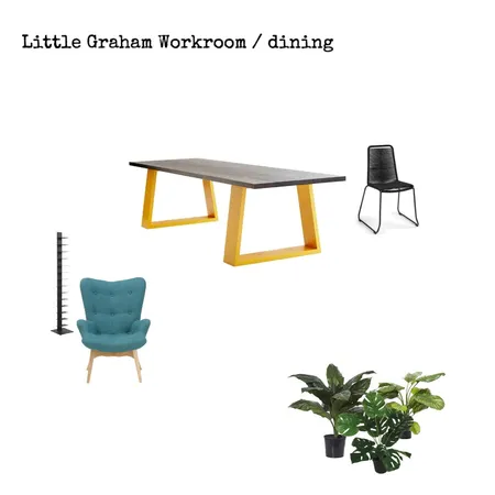 little Graham workroom / dining 2 Interior Design Mood Board by Susan Conterno on Style Sourcebook