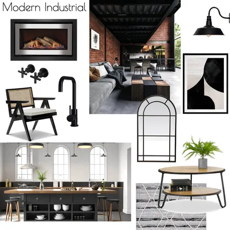 modern industrial Interior Design Mood Board by Hannah.spalding on Style Sourcebook