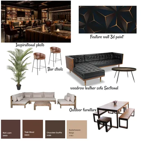 Bar Interior Design Mood Board by Brenda Maps on Style Sourcebook