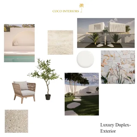 Luxury Duplex- Exterior Interior Design Mood Board by Coco Interiors on Style Sourcebook