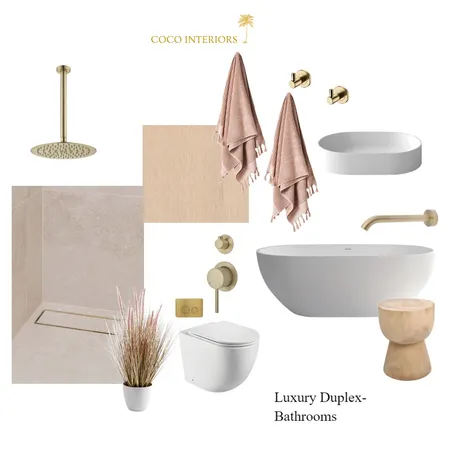 Luxury Duplex- Bathrooms Interior Design Mood Board by Coco Interiors on Style Sourcebook