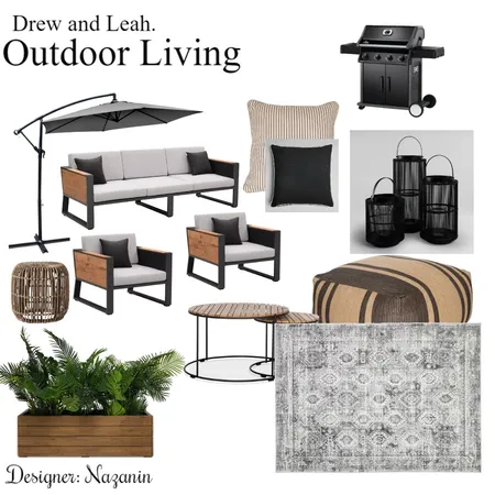 Outdoor Sample board for clients Drew and Leah. Interior Design Mood Board by Nazanin on Style Sourcebook
