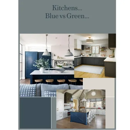 Blue Green Kitchen 2 Interior Design Mood Board by Richard Howard on Style Sourcebook