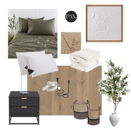 Warm Bedroom Concept Interior Design Mood Board by PAX Interior Design on Style Sourcebook