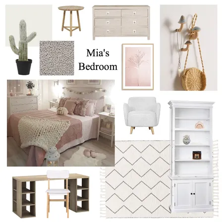 Mia's Bedroom Interior Design Mood Board by Mia Rose Donovan on Style Sourcebook