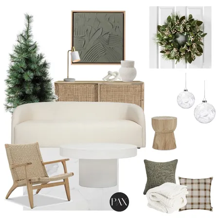 Christmas Living Room Interior Design Mood Board by PAX Interior Design on Style Sourcebook