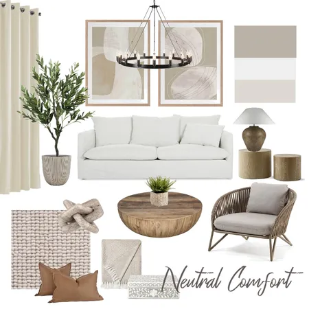 Neutral Comfort Interior Design Mood Board by Sekme DS on Style Sourcebook