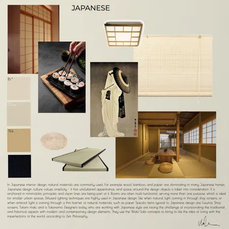 Japanese Interior Design Mood Board by lilzvx on Style Sourcebook