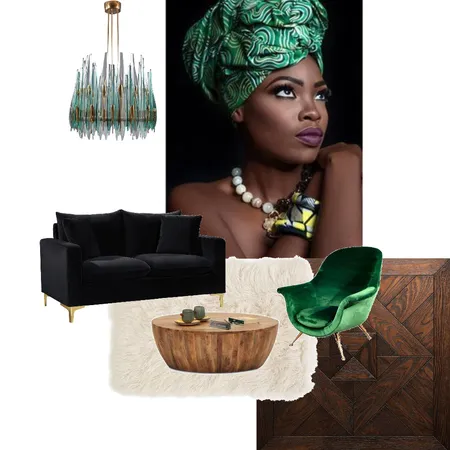 Arican woman green Interior Design Mood Board by tecisabo on Style Sourcebook