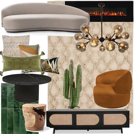 Living room module 9 Interior Design Mood Board by Manzil interiors on Style Sourcebook