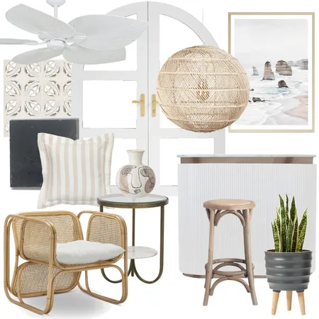 Coastal Entertainment Area Interior Design Mood Board by houseofhygge on Style Sourcebook