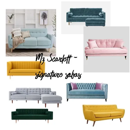 Signature Sofas Interior Design Mood Board by Mz Scarlett Interiors on Style Sourcebook