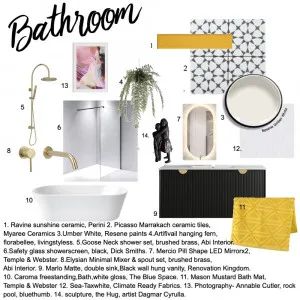first floor bathroom Interior Design Mood Board by Samantha_Ane on Style Sourcebook