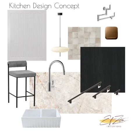 14 Milner St - Kitchen Design Interior Design Mood Board by EF ZIN Interiors on Style Sourcebook