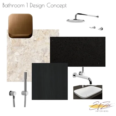 14 Milner St - Bathroom 1 Interior Design Mood Board by EF ZIN Interiors on Style Sourcebook