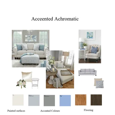 Accented Achromatic Interior Design Mood Board by Jeanlee on Style Sourcebook