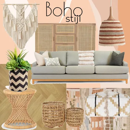 Boho Interior Design Mood Board by N.Schipper on Style Sourcebook
