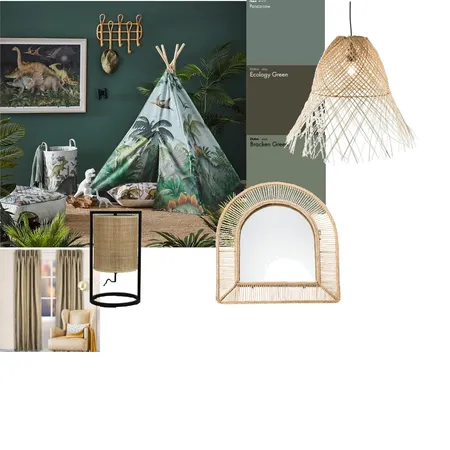 Dinosaur meets wicker Interior Design Mood Board by Pineapple Loko on Style Sourcebook