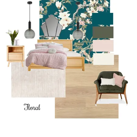 Bedroom - Feminine Florals Interior Design Mood Board by Swish Decorating on Style Sourcebook