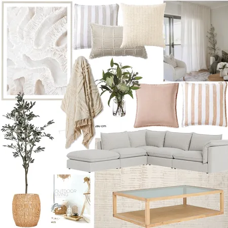 Tracey lounge room Interior Design Mood Board by Meg Caris on Style Sourcebook